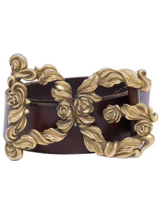Dolce & Gabbana Other - Dolce & Gabbana DG Buckle Leather 80 Belt